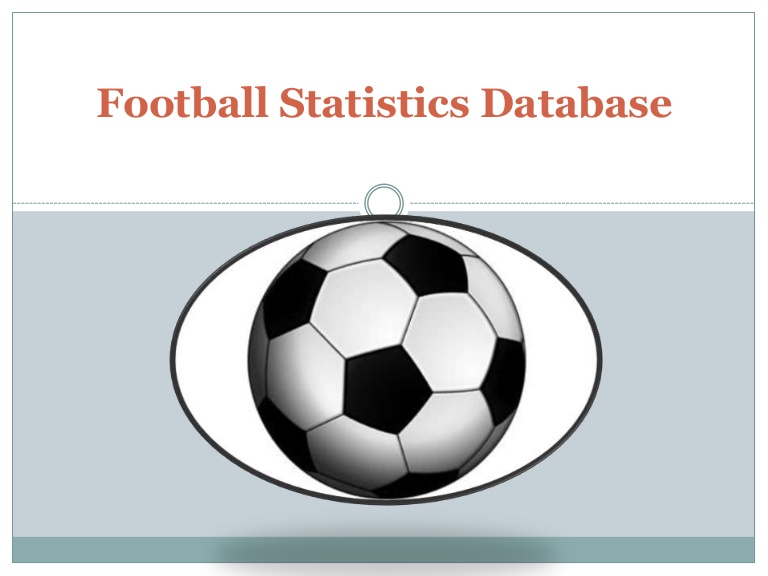 database soccer statistics
