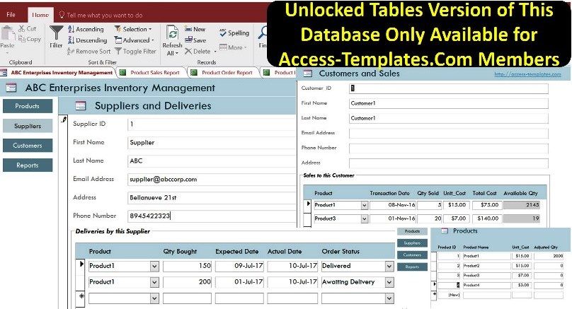inventory control templates free download